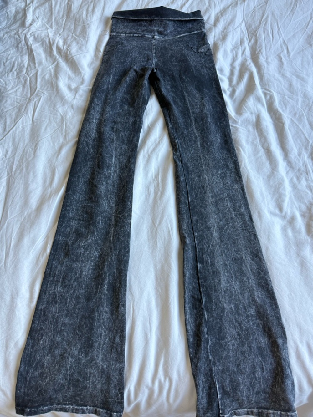 Vintage Otomix Women’s Black Faded Flare Jeans Sm XLong